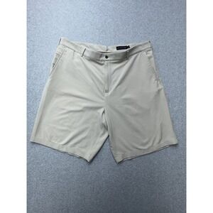 Dunning Shorts Mens 40 Performance Golf Casual Stretch Flat‎ Front Polyester